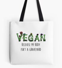 Vegan Quote Tote Bag