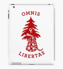 Vinilo o funda para iPad Camisa roja vertical de Omnis Libertas
