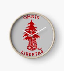 Reloj Camisa roja vertical de Omnis Libertas