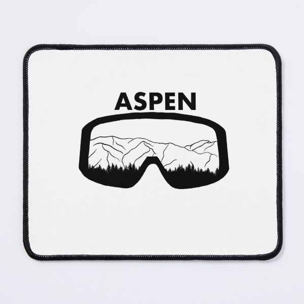 Item preview, Aspen Mountain Ski Snow Board Resort reflection in Goggles designed and sold by AlkiCreationsCo.