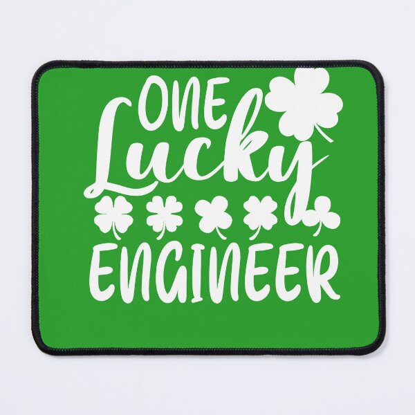 Item preview, Funny St Patrick Day Gift For Engineer: One Lucky Engineer designed and sold by AMINE  ★★★★★.