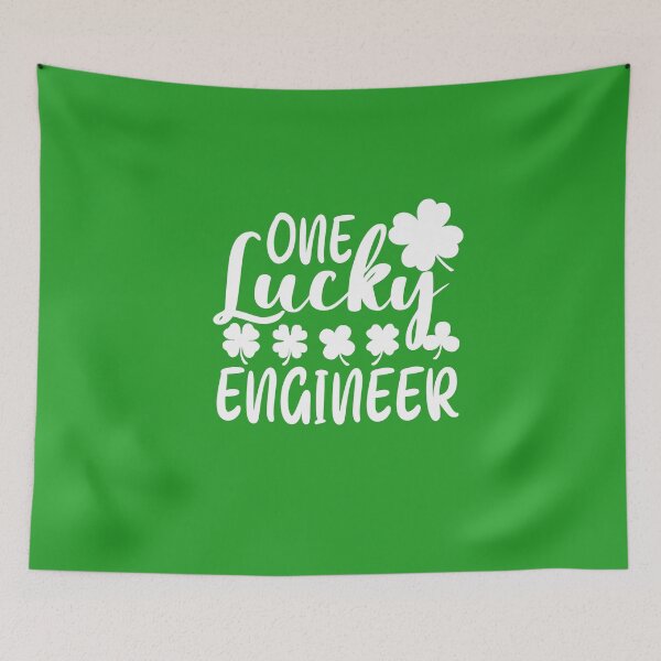 Item preview, Funny St Patrick Day Gift For Engineer: One Lucky Engineer designed and sold by AMINE  ★★★★★.