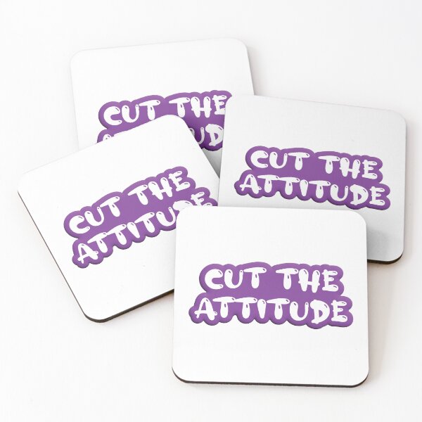 Item preview, Cut The Attitude - Purple designed and sold by BanksyNB.