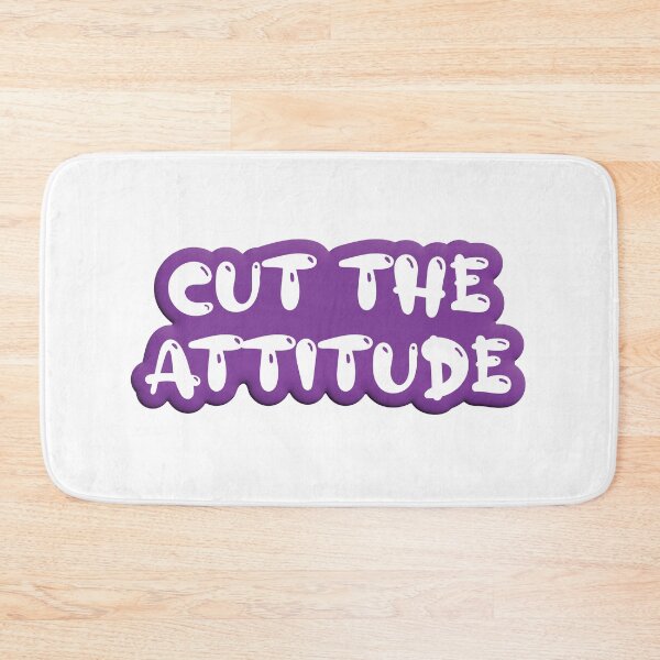 Item preview, Cut The Attitude - Purple designed and sold by BanksyNB.