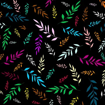 Artwork thumbnail, Leaf pattern! by Rtsartmania