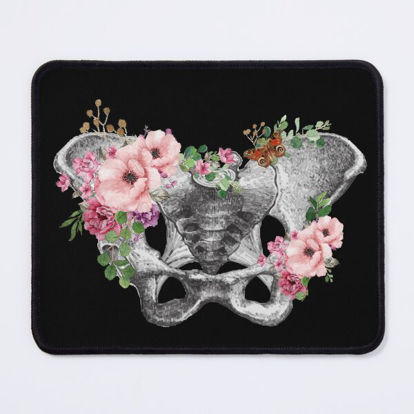 Item preview, Feminism, anatomy, anatomical art, female bones of the pelvis designed and sold by Collagedream.