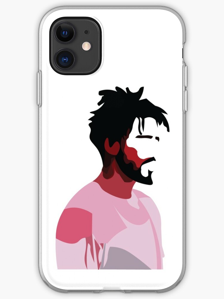 J Cole Profile View Iphone Case Cover By Wgardiola Redbubble