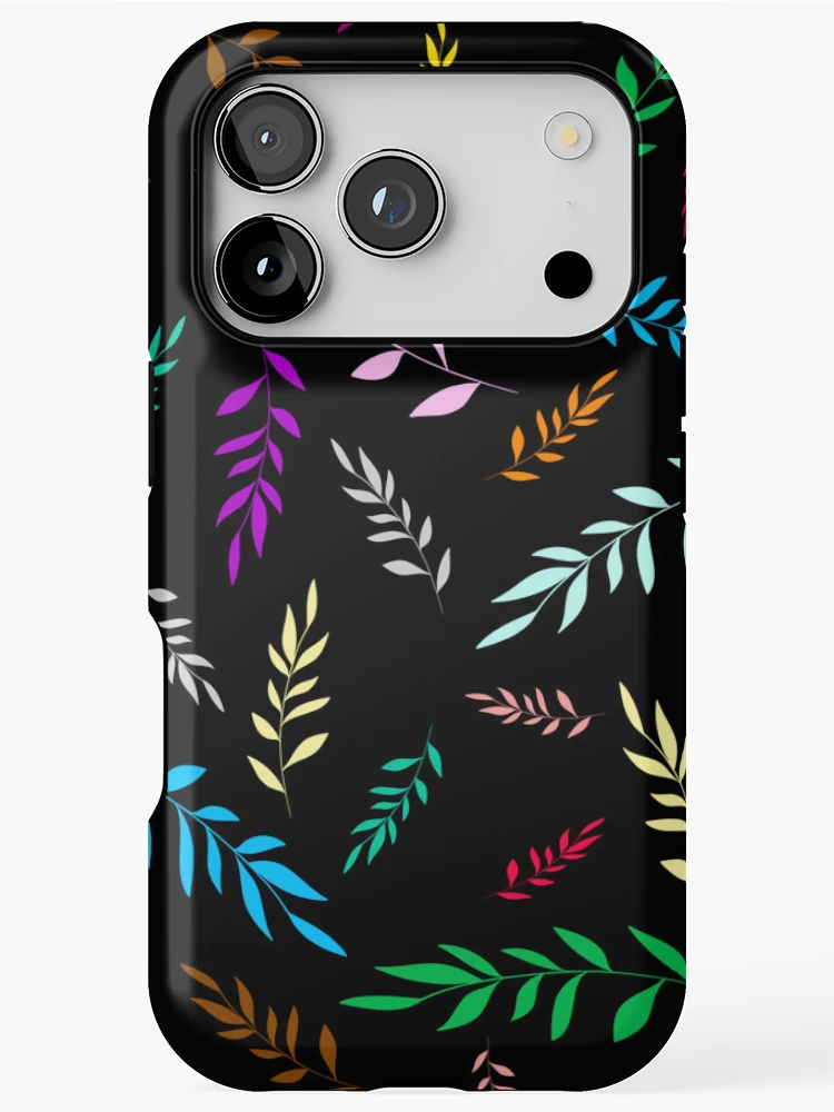 Thumbnail 1 of 4, iPhone Case, Leaf pattern! designed and sold by Rtsartmania.
