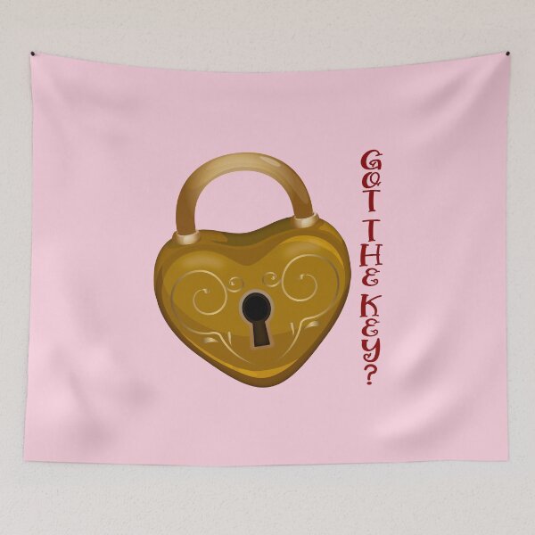 Item preview, Got the Key? (on Pink) designed and sold by PawsitiveMum.