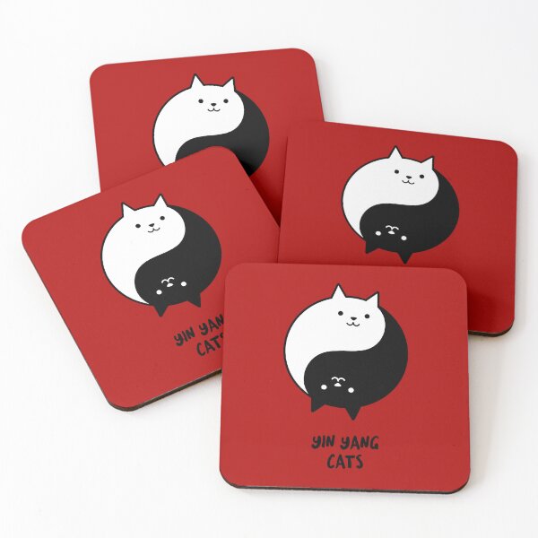 Item preview, Yin Yang Cats No 1 - Funny Cat designed and sold by 10PercentTees.