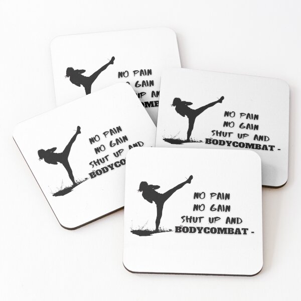Item preview, No Pain No Gain Shut Up And BodyCombat designed and sold by Cute-Jory-Store.