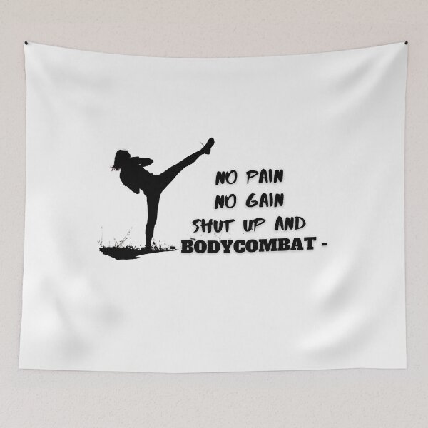 Item preview, No Pain No Gain Shut Up And BodyCombat designed and sold by Cute-Jory-Store.