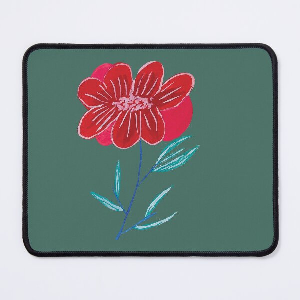 Item preview, Red Flower White Trim designed and sold by Watercolorwear.