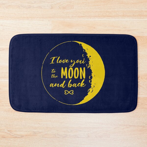 Item preview, I Love You To the Moon and Back - Crescent Moon designed and sold by molamode.