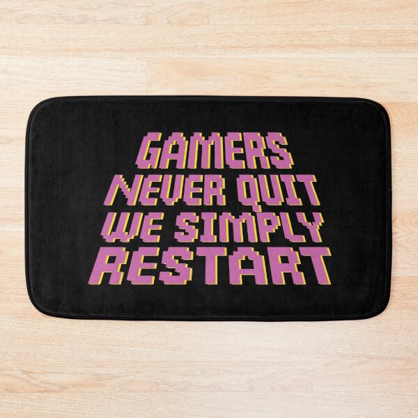 Item preview, Gamers Never Quit. We Simply Restart. designed and sold by palaco210.