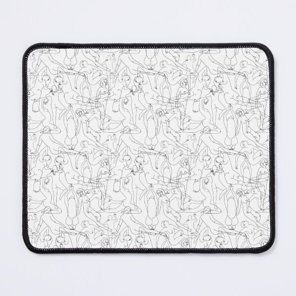 Item preview, Single Line Life Drawing Pattern black and white designed and sold by suzayyyyyyyy.