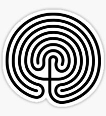 Cretan Labyrinth Sticker