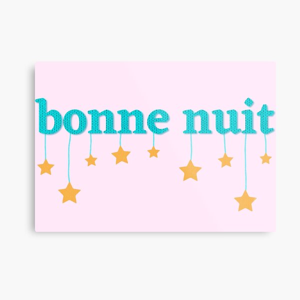 Art Mural Sur Le Theme Bonne Nuit Redbubble