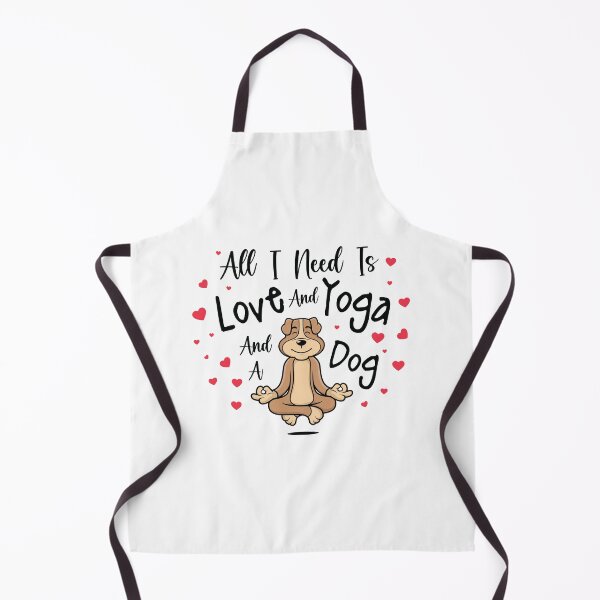 Item preview, All I Need Is Love And Yoga And A Dog designed and sold by trendyshopy.