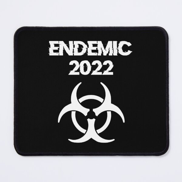 Item preview, Endemic 2022 White Biohazard designed and sold by DafyddEm.
