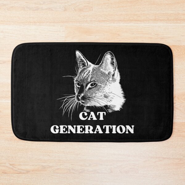 Item preview, BLACK AND WHITE CAT GENERATION - Funny Cat Pictures with Captions and Cat Sayings designed and sold by FunnyCatsFam.