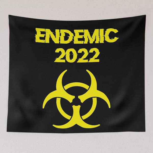 Item preview, Endemic 2022 Yellow Biohazard designed and sold by DafyddEm.