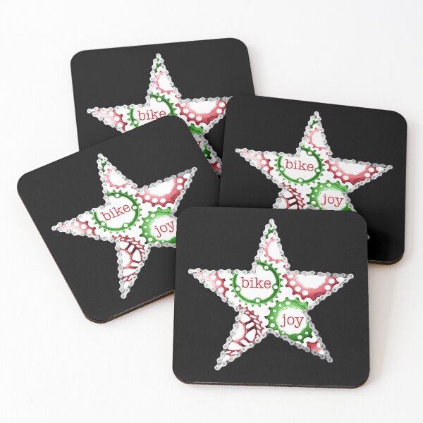 Item preview, Bike Joy Holiday Star designed and sold by Normandie Rainwater.