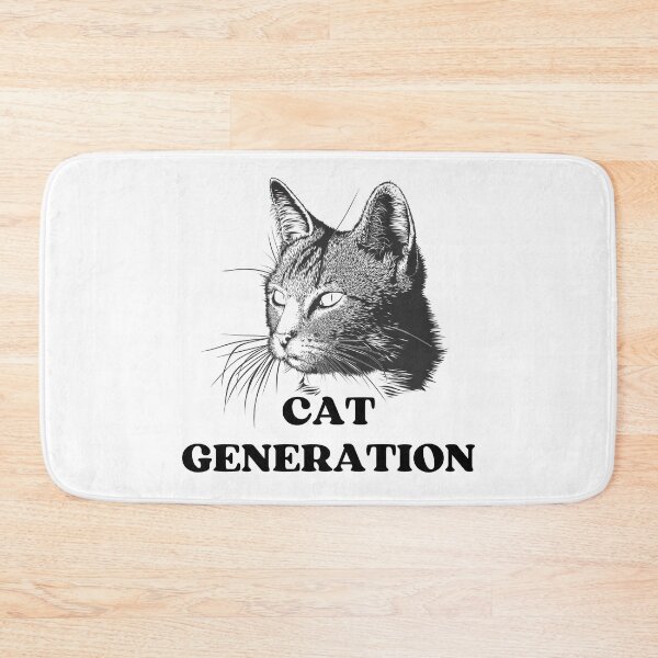 Item preview, BLACK AND WHITE CAT GENERATION - Funny Cat Pictures with Captions and Cat Sayings designed and sold by FunnyCatsFam.