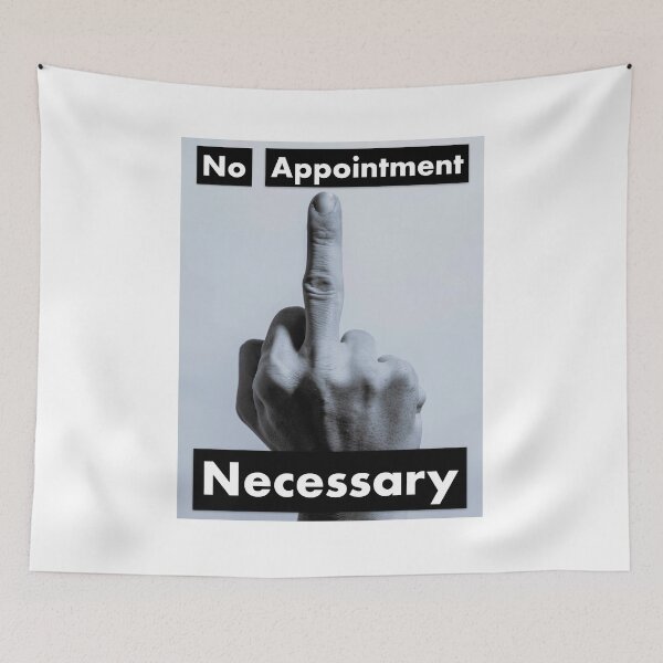 Item preview, No Appointment Necessary - Black  designed and sold by OneSizeKillsAll.