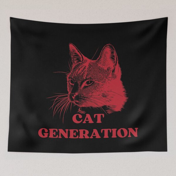 Item preview, RED CAT GENERATION - Funny Cat Pictures With Cat Sayings and Captions designed and sold by FunnyCatsFam.