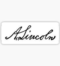Lincoln Signature Sticker
