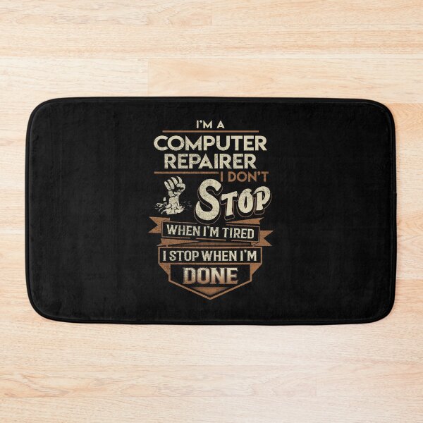 Item preview, Computer Repairer T Shirt - I Stop When Done Job Gift Item Tee designed and sold by natalinedk.