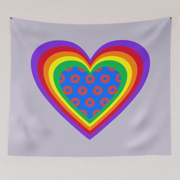 Item preview, Phish Donuts Corazón con Pride Rainbow designed and sold by Normandie Rainwater.