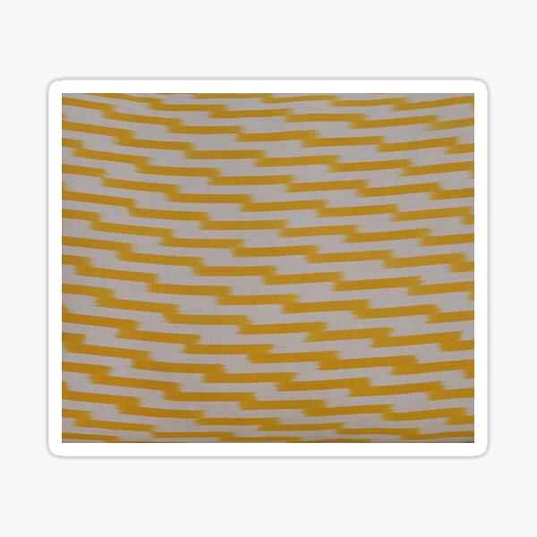 Item preview, Yellow ikat design  designed and sold by captaingursel.
