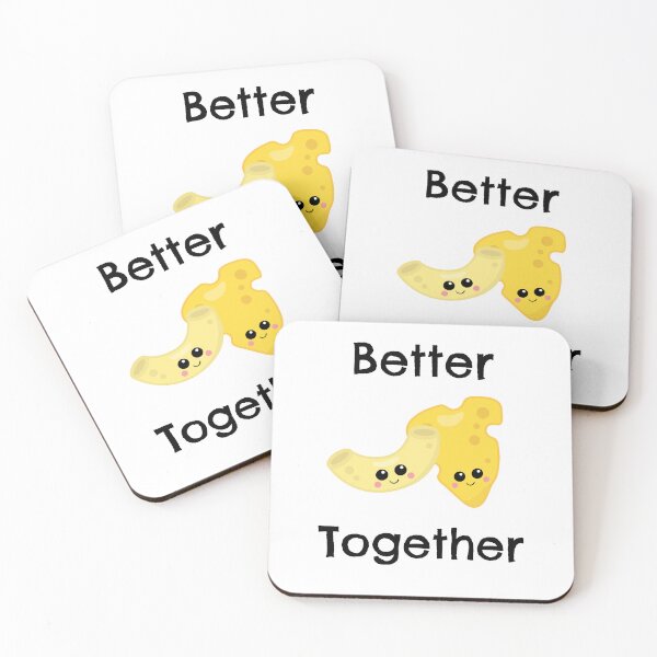 Item preview, Better Together Macaroni and Cheese couples, siblings, best friends, kids designed and sold by PirateAvocado.