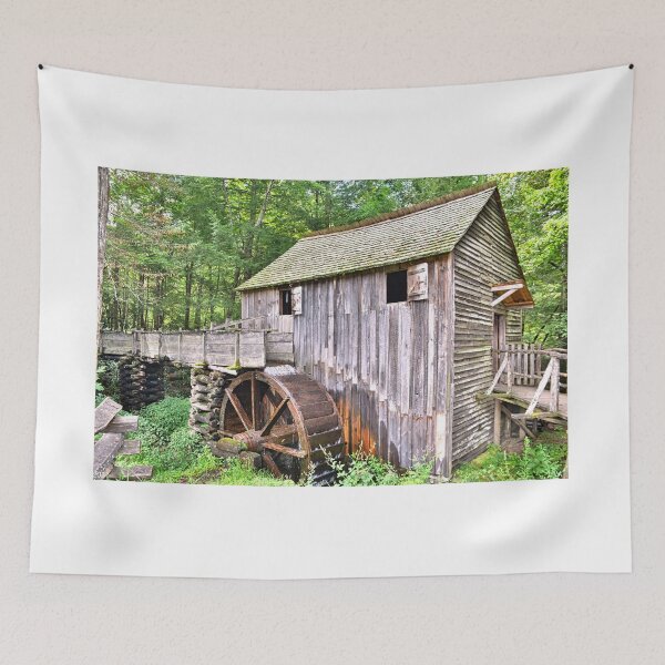 Item preview, The John Cable Grist Mill Cades Cove Great Smoky Mountains designed and sold by LisaWootenPhoto.