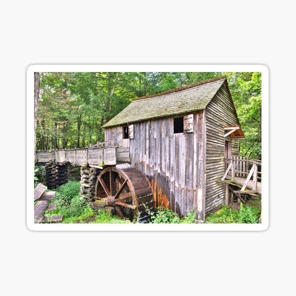 Item preview, The John Cable Grist Mill Cades Cove Great Smoky Mountains designed and sold by LisaWootenPhoto.