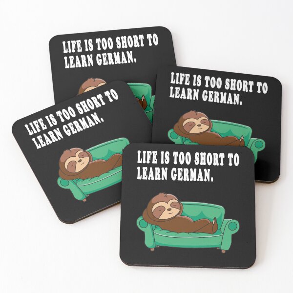 Item preview, life ist too short to learn german. designed and sold by GOLDFAMILYSHOP.
