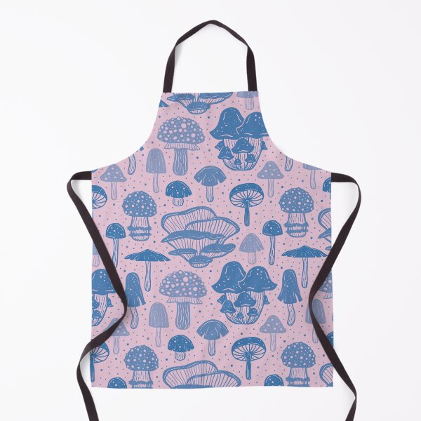 Item preview, pink and blue mushroom madness designed and sold by tinamichele.