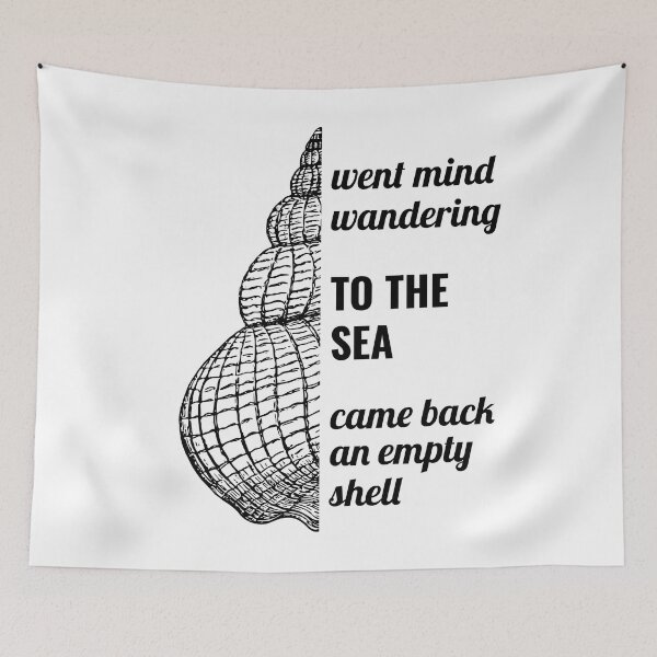 Item preview, went mind wandering to the sea, came back an empty shell designed and sold by arkantus.