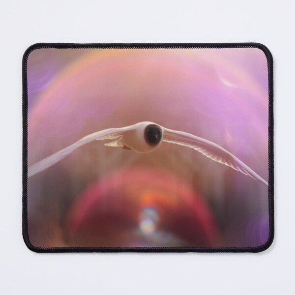 Item preview, Black headed gull with helios flare and bokeh designed and sold by bokehlein.