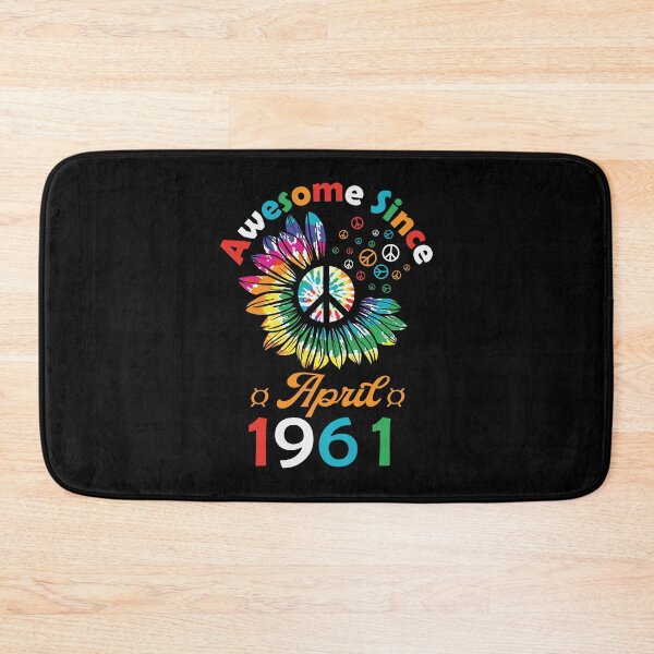 Item preview, Funny Birthday Quote, Awesome Since April 1961, Retro Birthday designed and sold by Estrytee.