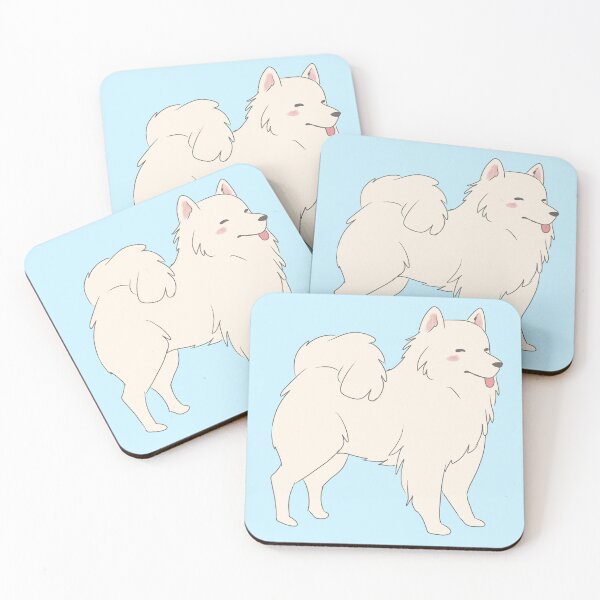 Item preview, Samoyed dog cute illustration  designed and sold by Yarafantasyart.