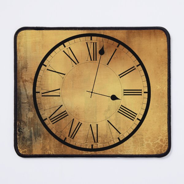 Item preview, Steampunk Clock Vintage Look Antique Gold Industrial Design Grunge designed and sold by Draculaura2009.