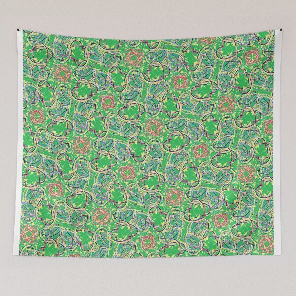 Item preview, Cross My Heart Pattern Design Apple Green- Exclusive designed and sold by jamie Omahen.
