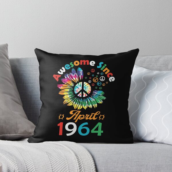Item preview, Funny Birthday Quote, Awesome Since April 1964, Retro Birthday designed and sold by Estrytee.