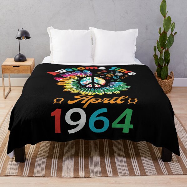 Item preview, Funny Birthday Quote, Awesome Since April 1964, Retro Birthday designed and sold by Estrytee.