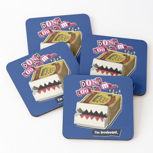 Item preview, TALKING MATCHBOX - Don’t look at me, I’m Irrelevant. (Rick, Neil, Mike and Vyvyan) - The Young Ones Inspired designed and sold by RetroTeeStudio.