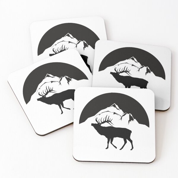 Item preview, Elk against the Mountains designed and sold by ClairsCreations.
