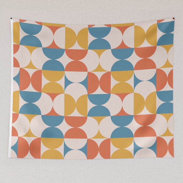 Item preview, Geometric Groovy Retro Pattern designed and sold by greenoriginals.
